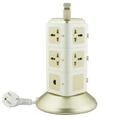 VONETS WiFi-SB-L3 3 Layers with 8 Outlets + 2 USB Ports + RJ45 Port 300Mbps WiFi Repeater Smart Power Sockets, EU Plug, Cable Length: 2m